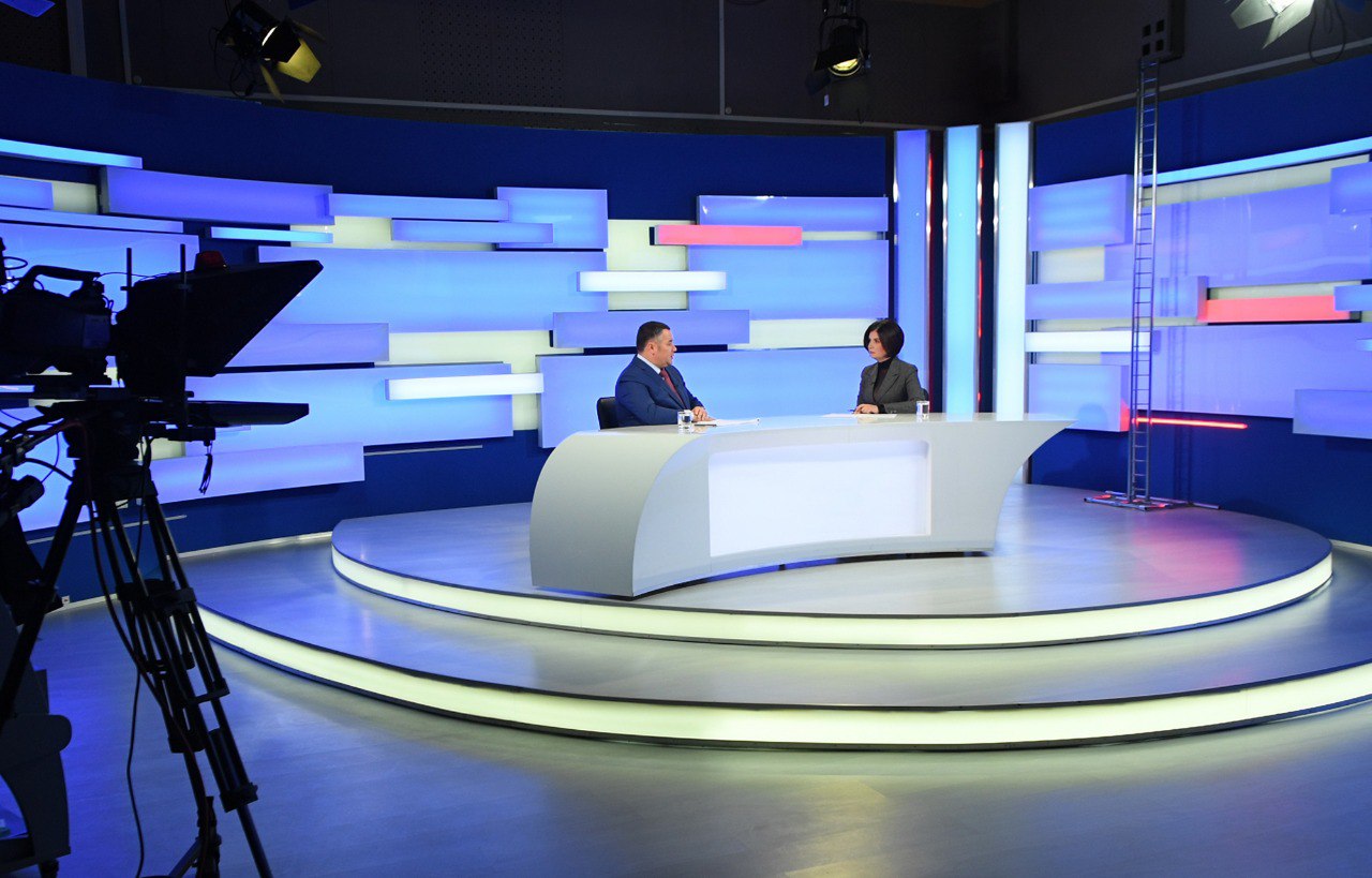 Губернатор Игорь Руденя ответит на актуальные вопросы на телеканале «Россия 24» Тверь