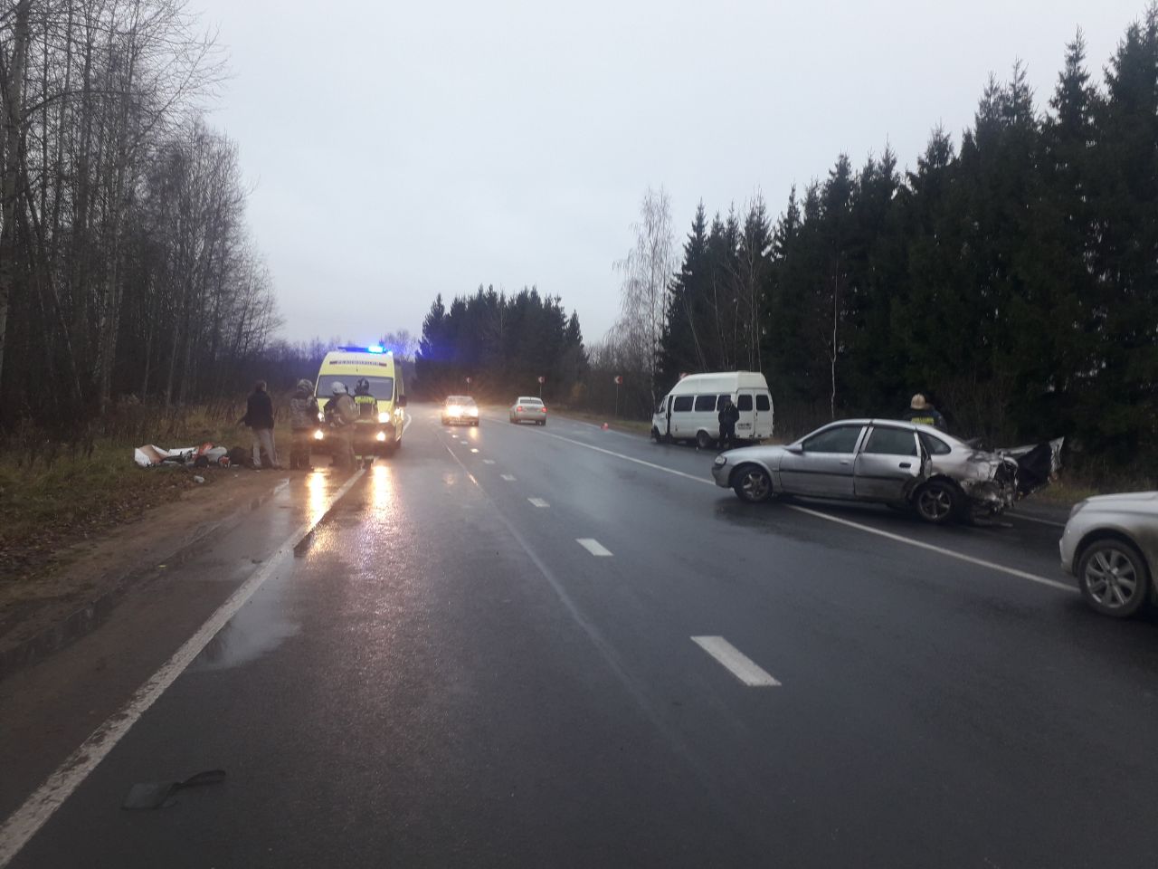 Пассажир легковушки пострадал в ДТП на дороге под Конаково | 02.11.2022 |  Тверь - БезФормата