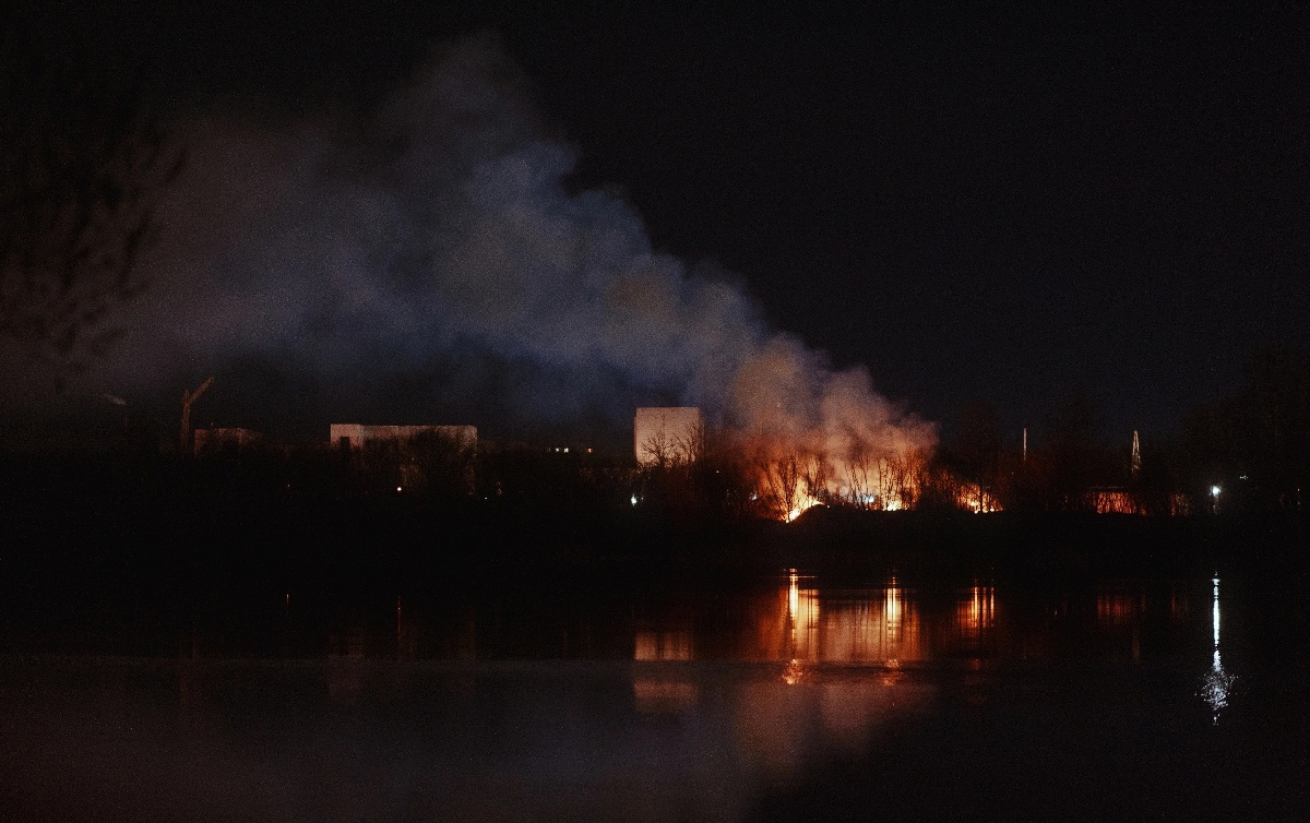В Твери произошел пожар на улице Пржевальского