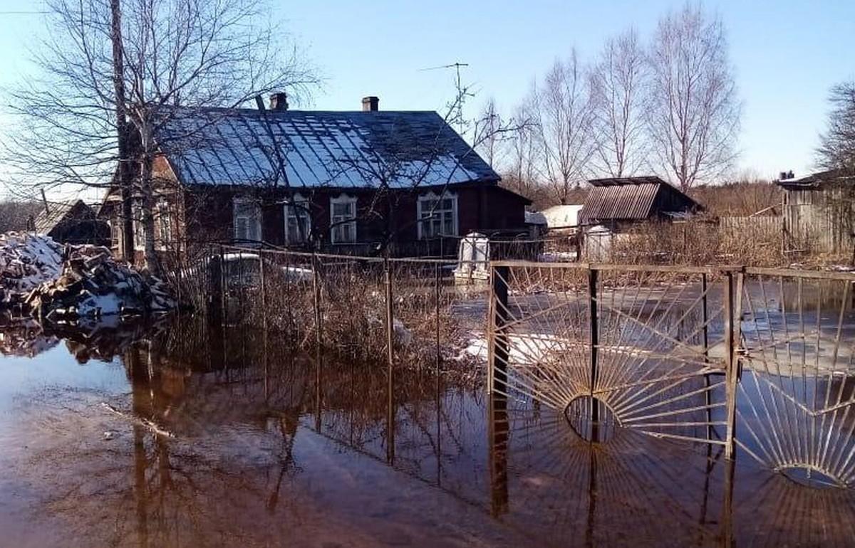 В Тверской области уровень воды в трех реках превышает опасную отметку