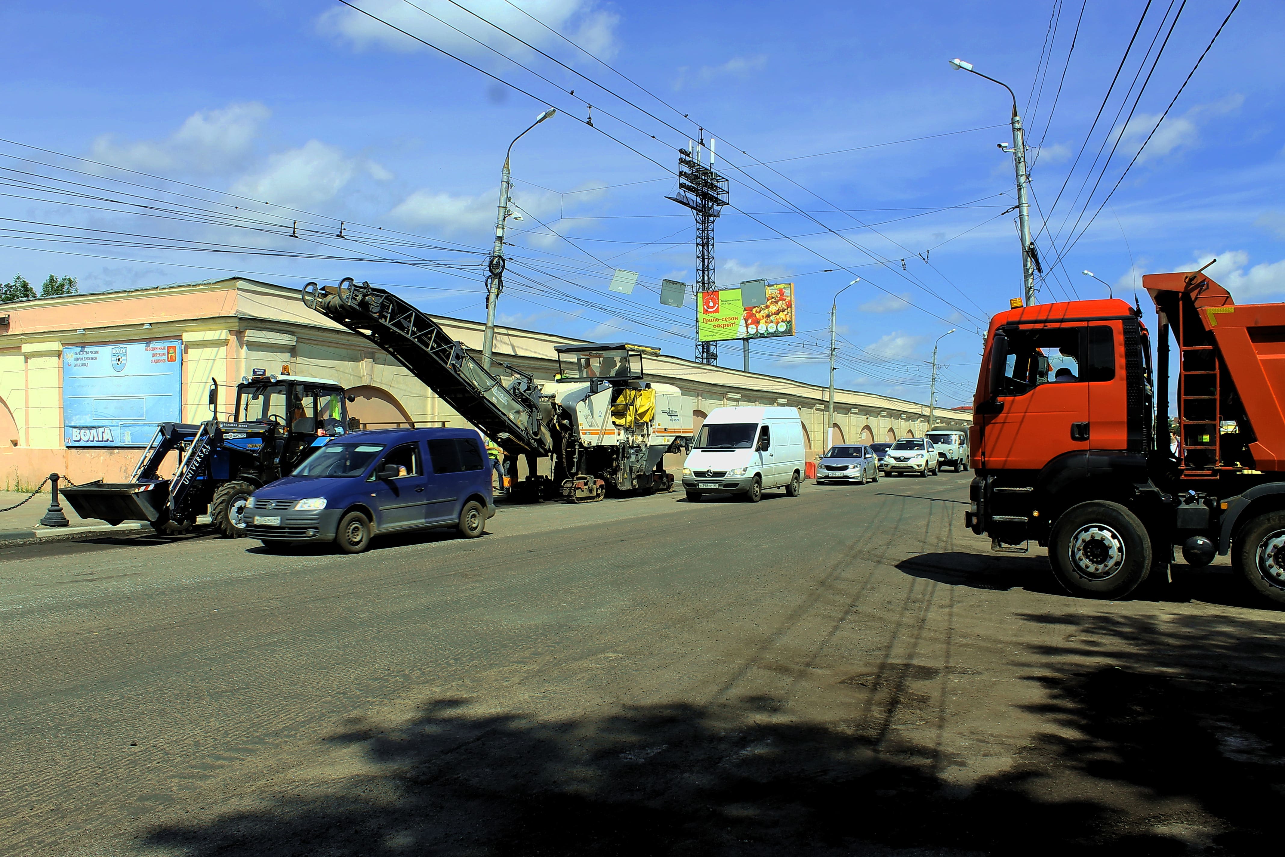В Центральном районе Твери начался ремонт дорог