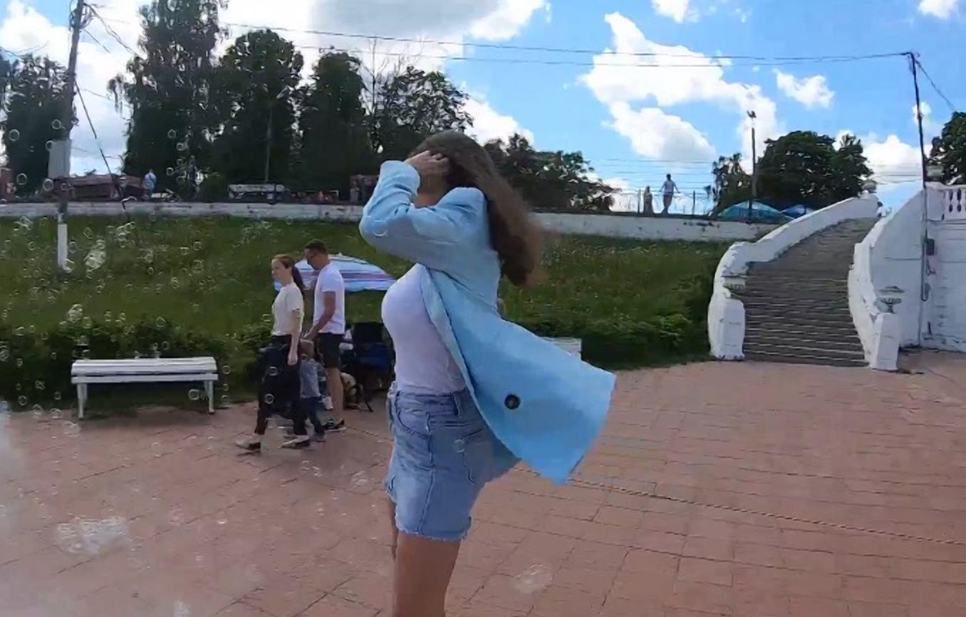В Твери в Городском саду появился видеоспиннер, который делает селфи на 360 градусов