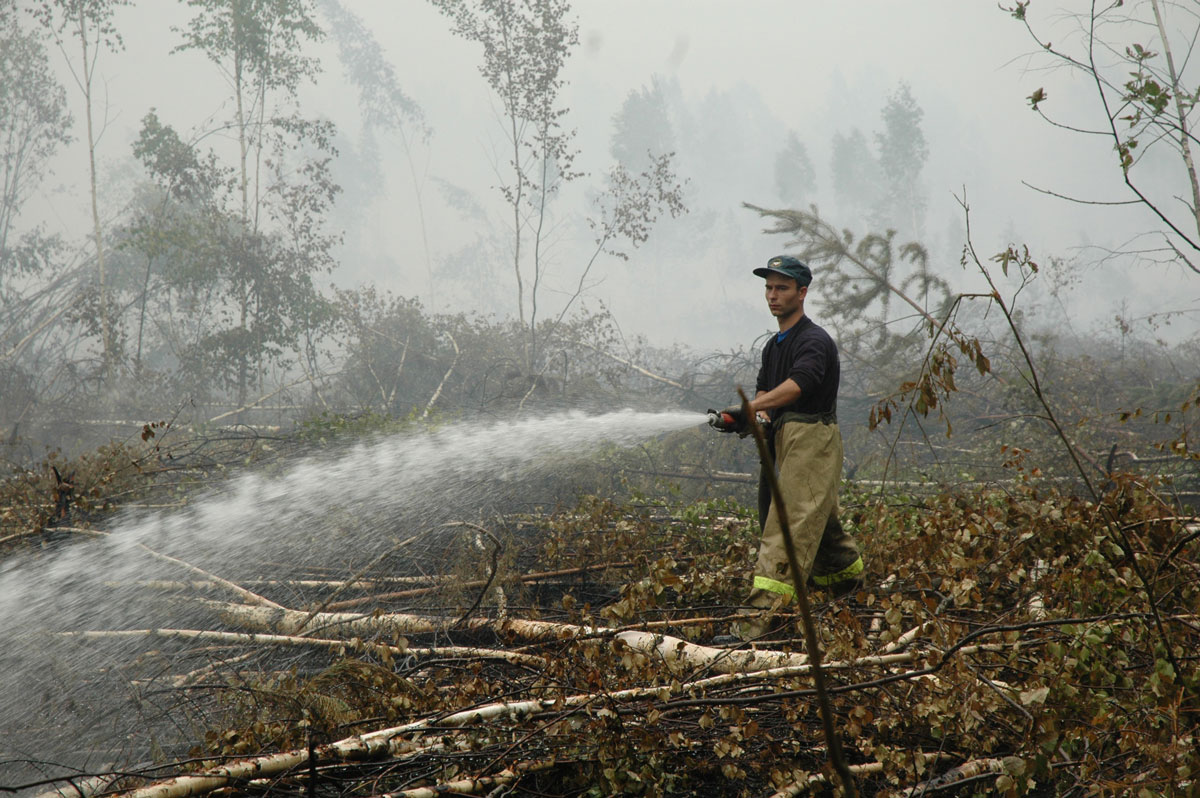 В Тверской области продолжаются природные пожары 