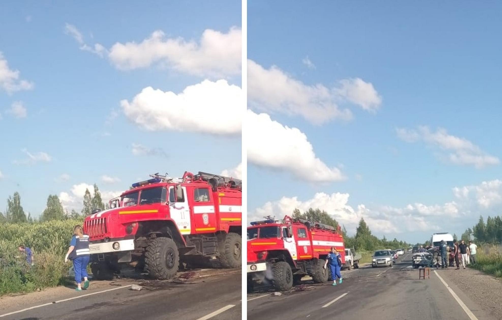 В ДТП под Кимрами погибли два водителя