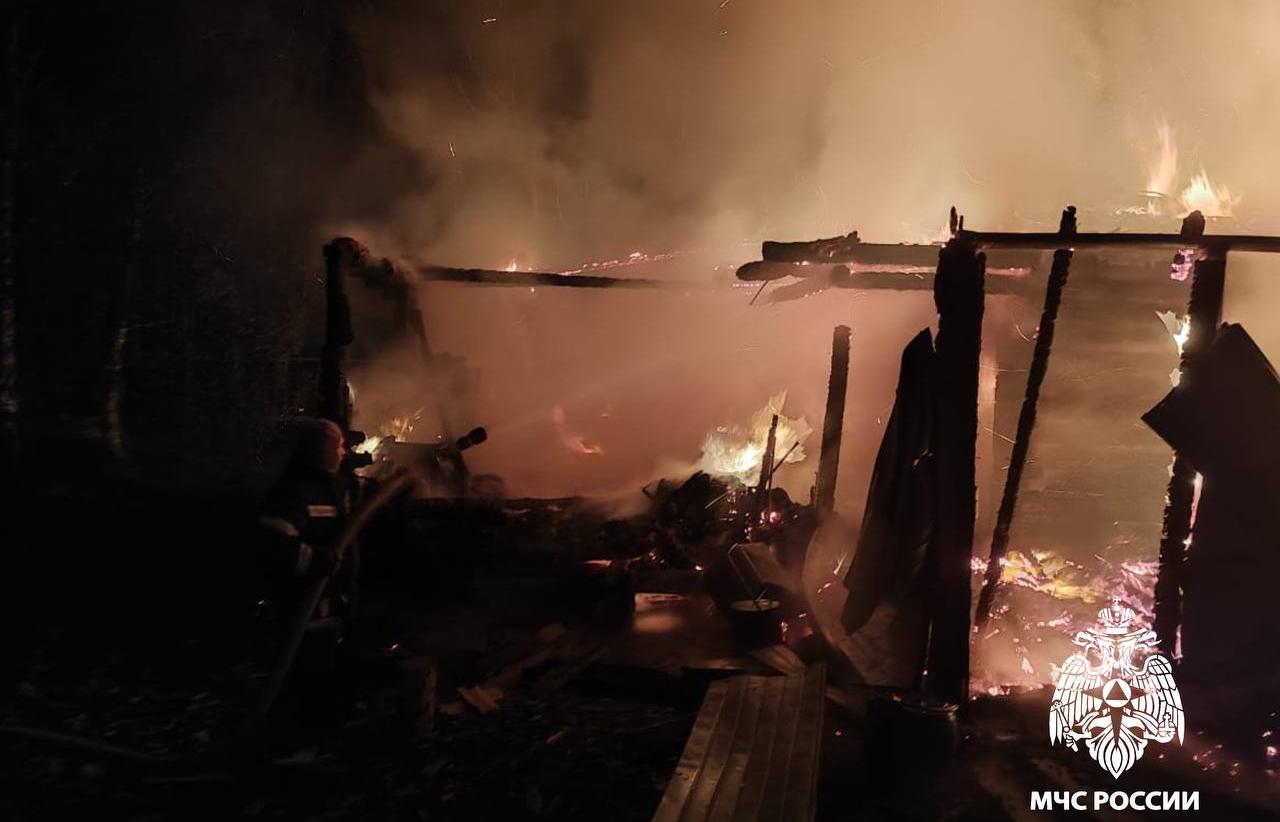 Ночью в деревне под Рамешками на пожаре погиб мужчина