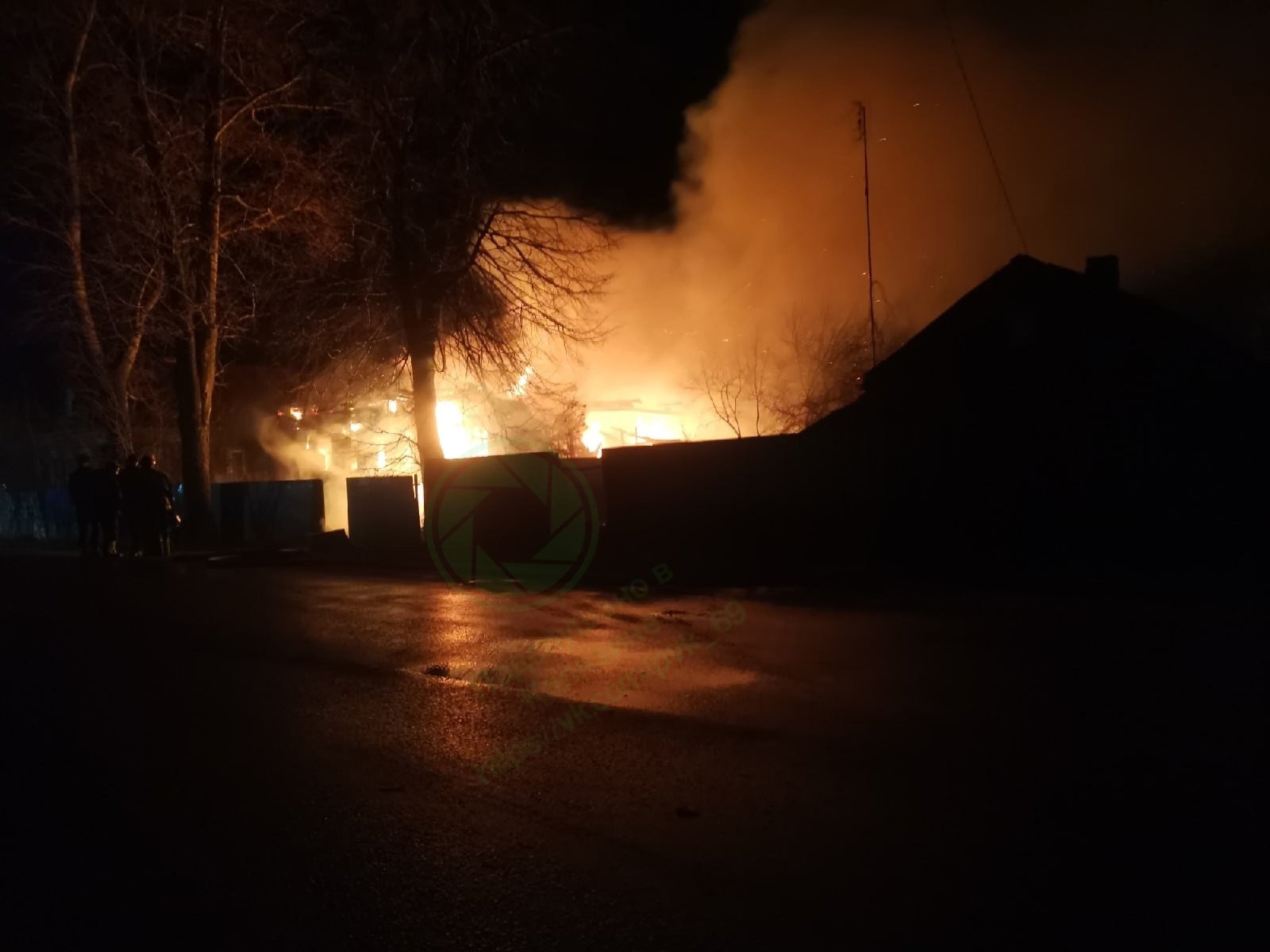 В Калязине сгорел жилой дом 