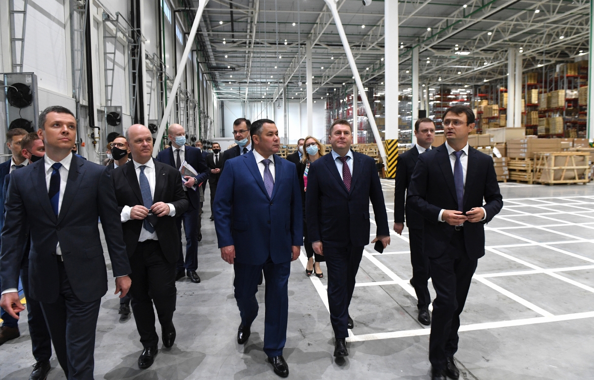 Игорь Руденя принял участие в торжественном открытии в Калининском районе крупнейшего регионального склада запчастей LADA