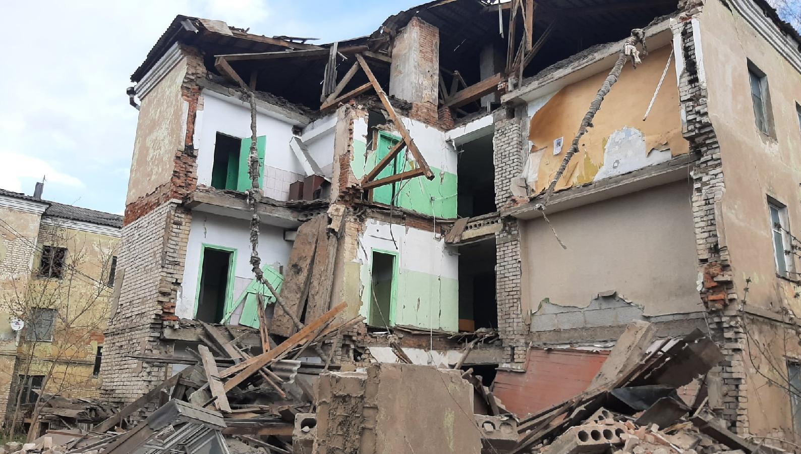 Средства на демонтаж общежития, обрушившегося в Ржеве Тверской области, выделили из областного бюджета