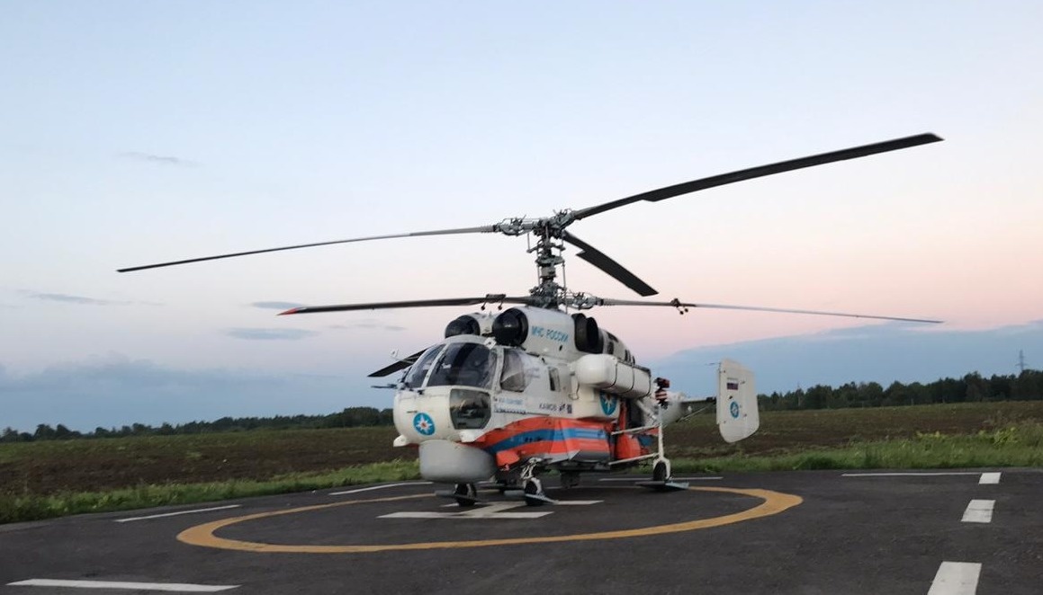 Двух детей доставили вертолетом в ДОКБ Твери 