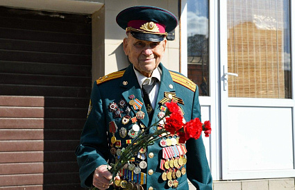99-летие отмечает сегодня участник Великой Отечественной войны Спартак Андреевич Сычёв - новости Афанасий