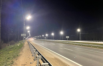 15 км линий наружного освещения построены за год в Тверской области на трех федеральных трассах - новости Афанасий