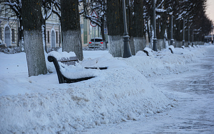 МЧС предупреждает о мощном снегопаде в Тверской области 
