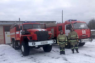 В Тверской области пожарные УФСИН спасли деревню от огня  - новости Афанасий
