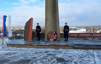 Памятные мероприятия в Зубцовском округе в честь дня освобождения начались с возложения цветов на Московской Горе - новости Афанасий