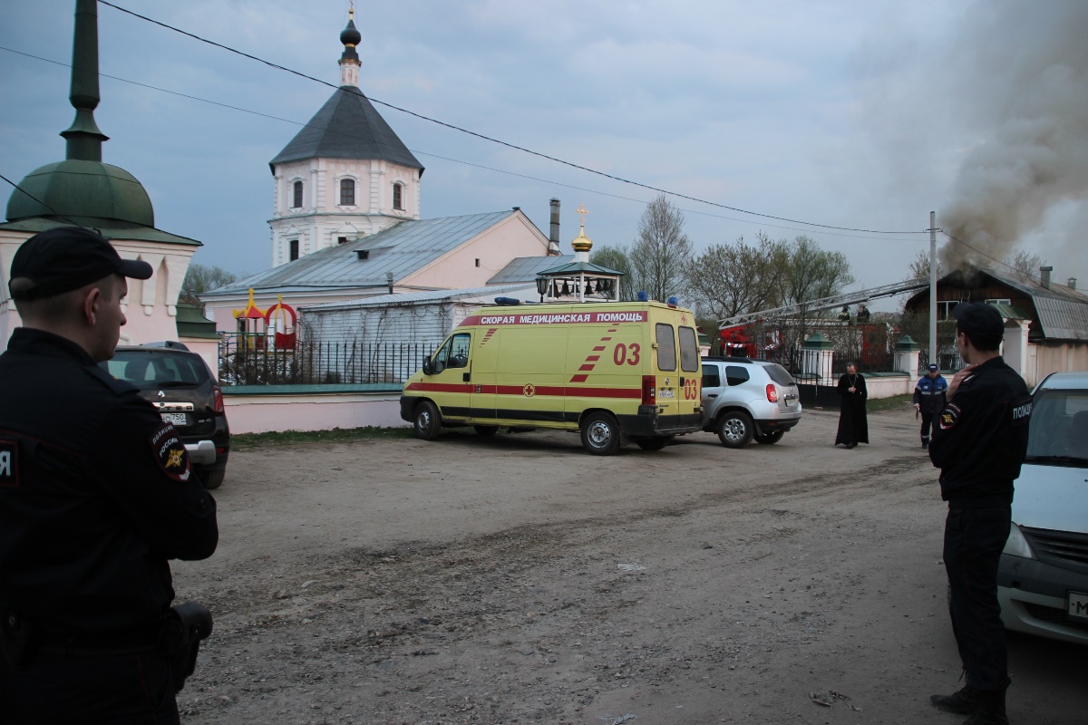 пожар в Твери