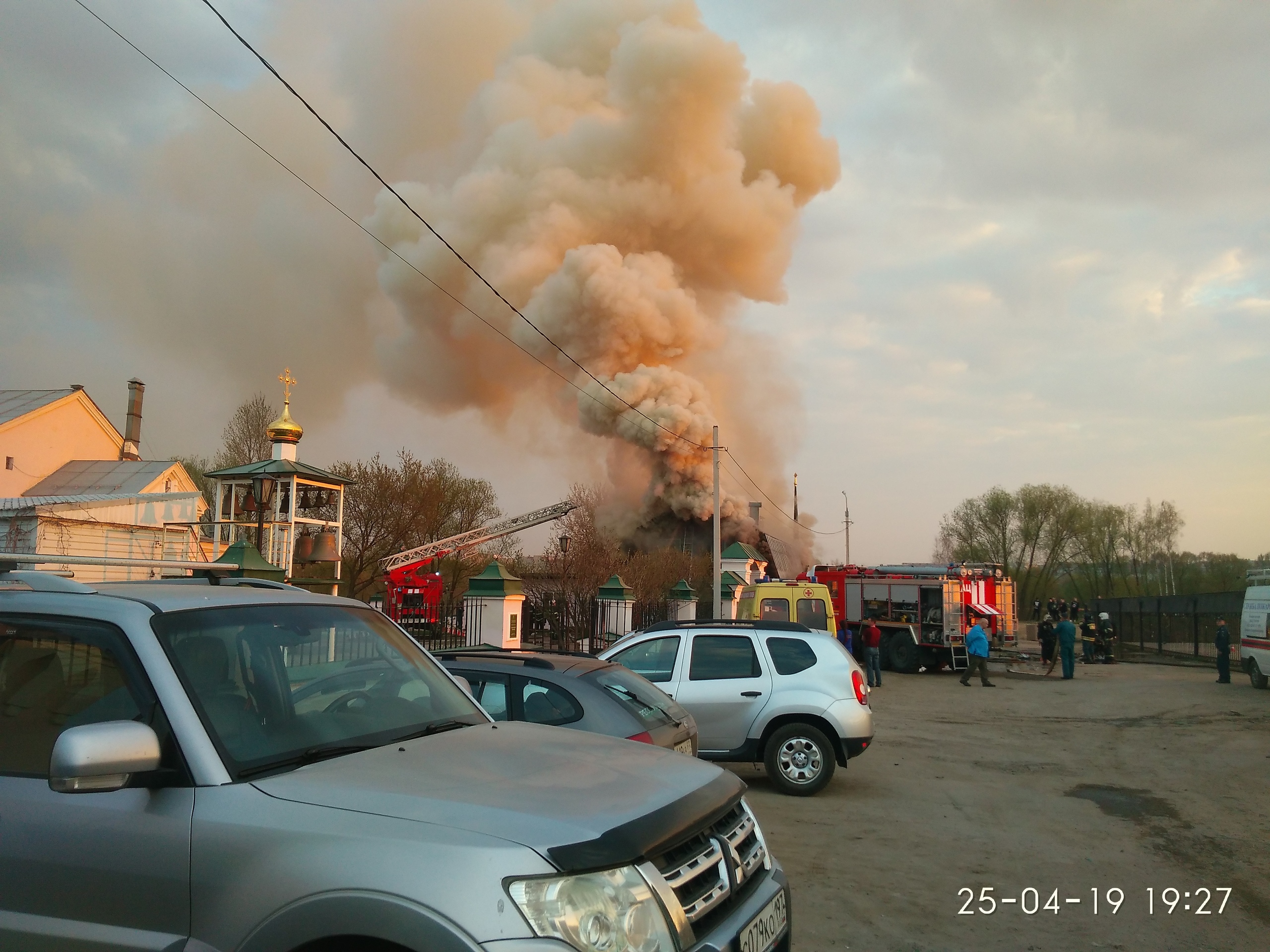 пожар в Твери
