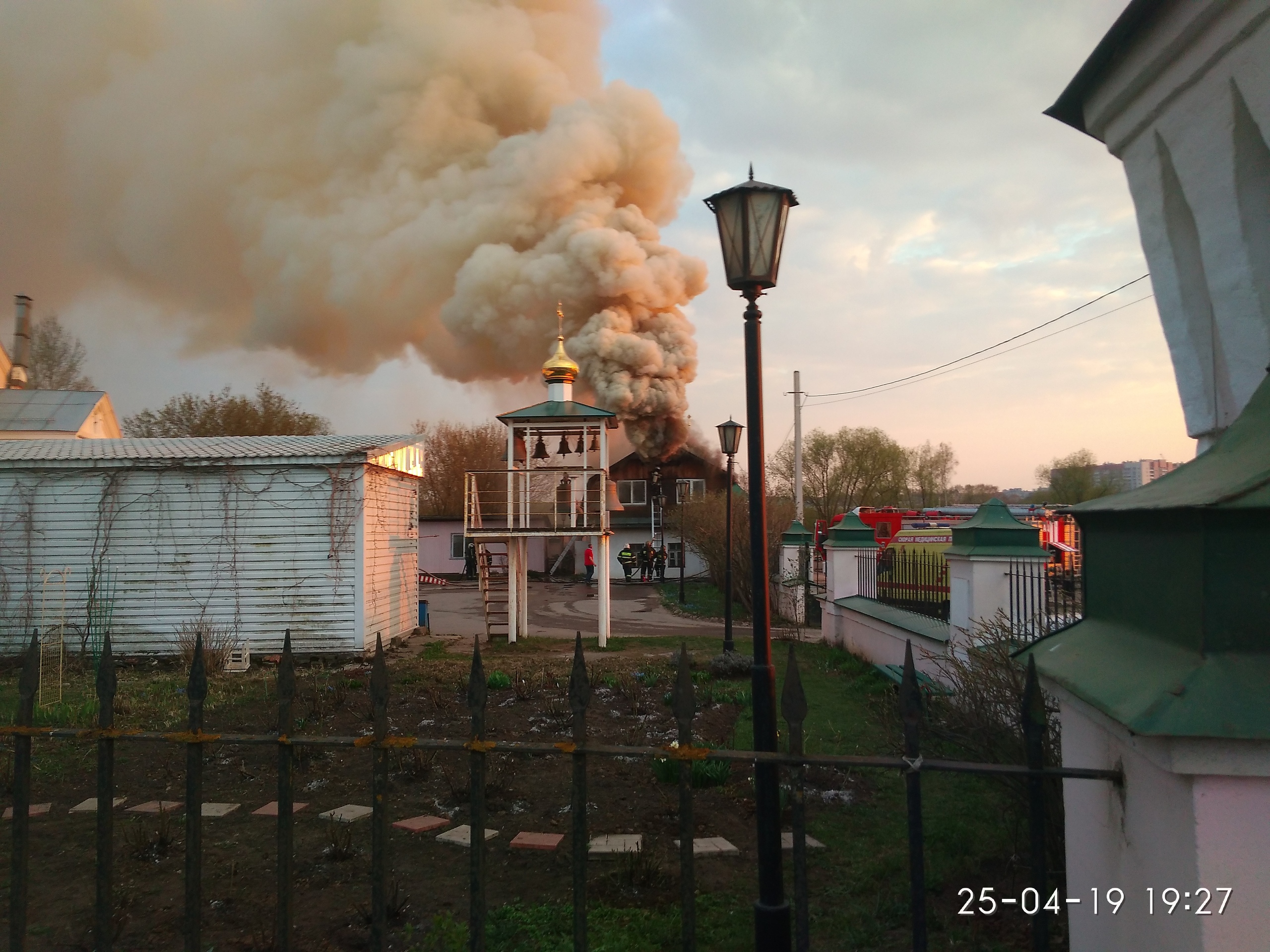 пожар в Твери