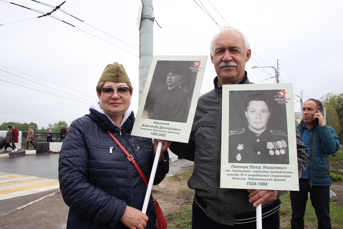 Бессмертный полк в Твери