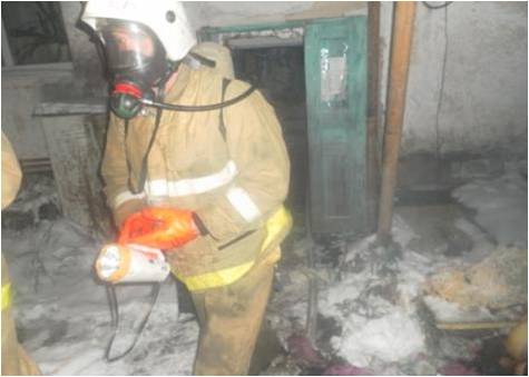 пожар в Андреаполе Тверской области 15 ноября 2018 года